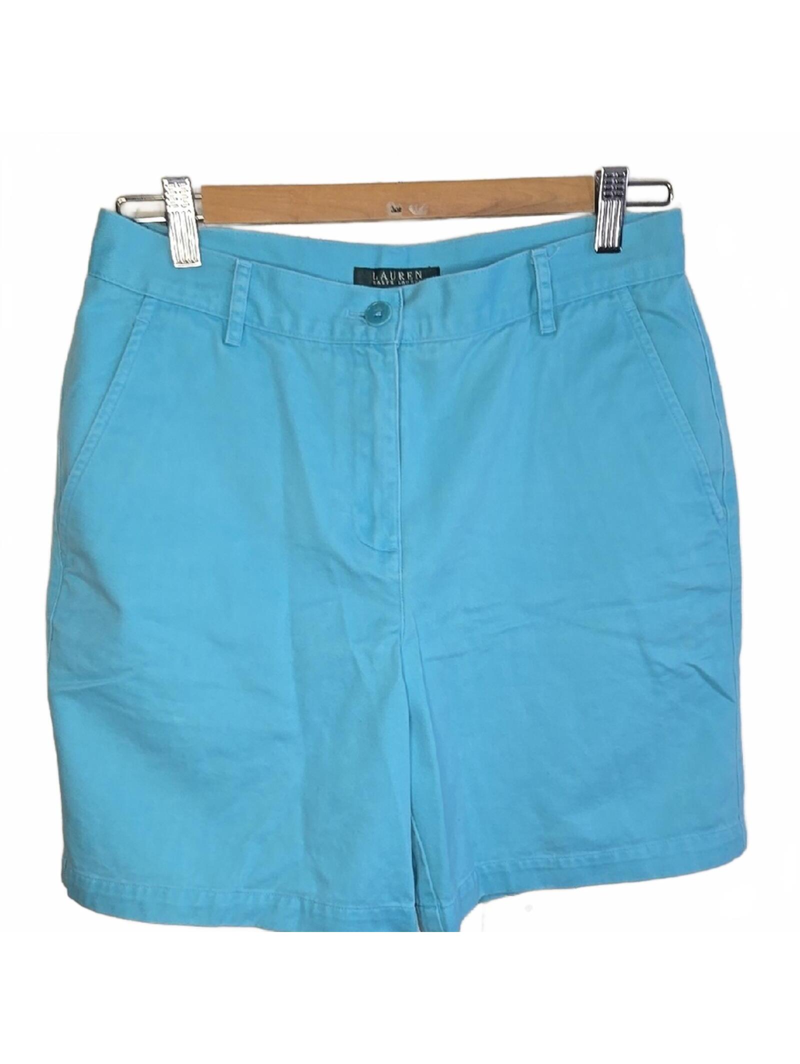 Lauren Ralph Lauren Women's Cotton Blue Shorts Size 6